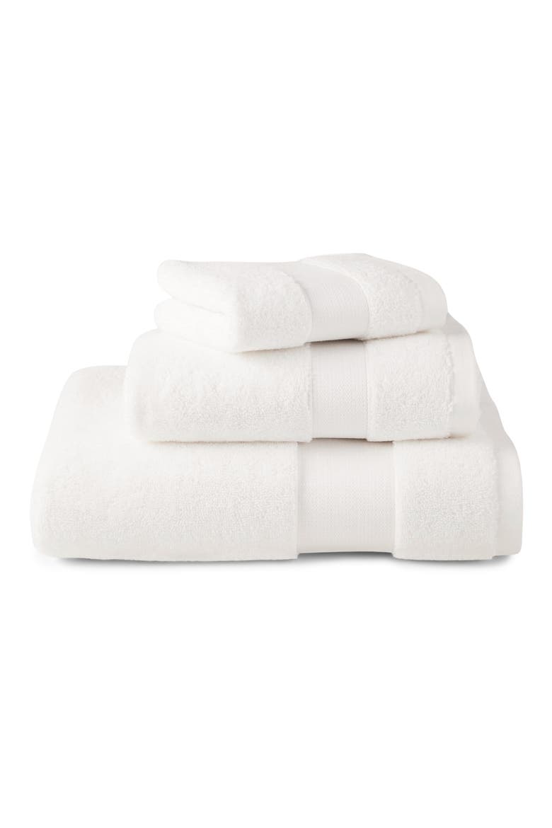 Watson Cotton Terry Cloth Hand Towel, Main, color, WHITE