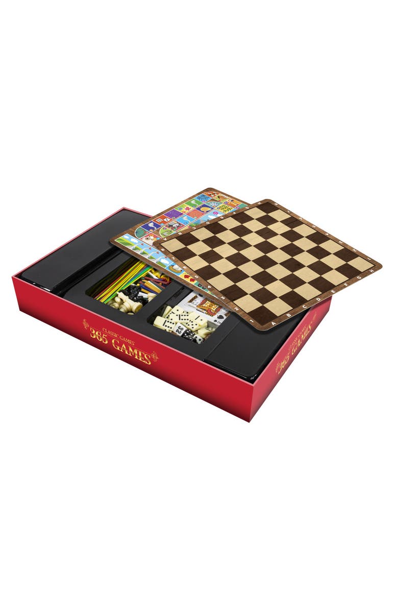 Ambassador Games 365 Games Classic Board & Card Games Set, Alternate, color, Multicolored