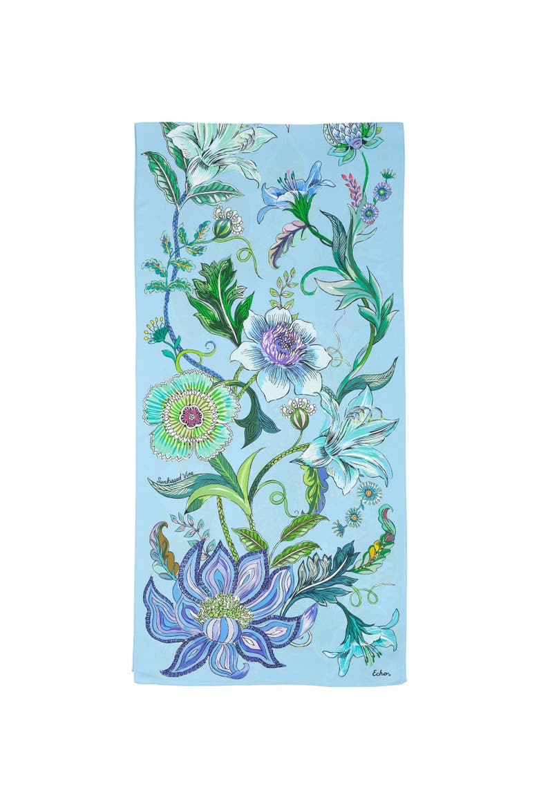 Sunkissed Vine Series Oblong, Alternate, color, Chambray
