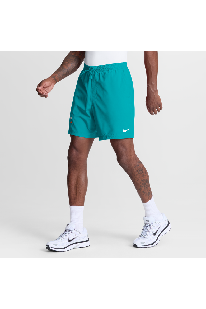 Men's Nike Aqua Miami Dolphins Form Dri-FIT Shorts, Alternate, color, Aqua