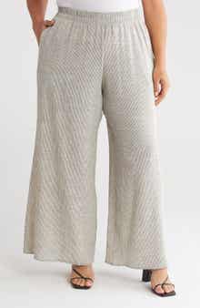 Renee C Stripe Ankle Wide Leg Pants