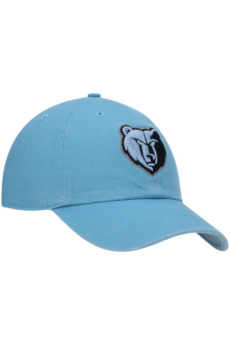 Men's '47 Light Blue Memphis Grizzlies Team Clean Up Adjustable Hat, Alternate, color, Light Blue