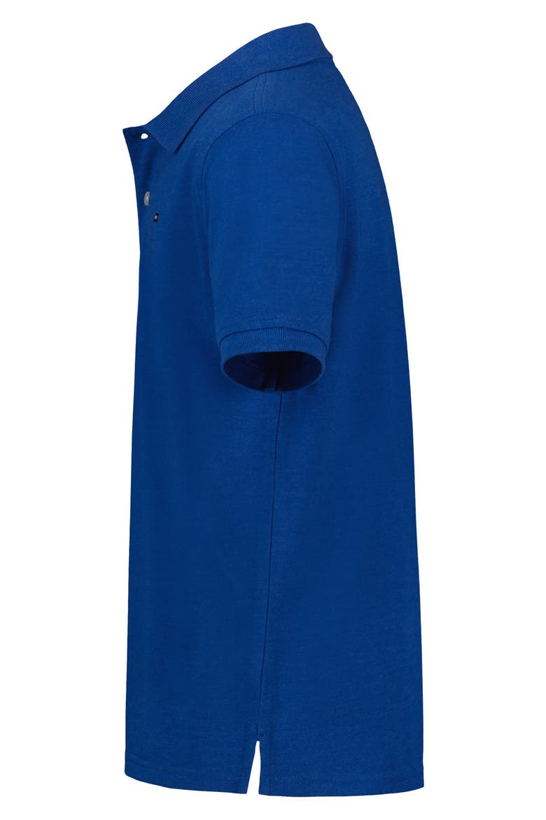 Kids' Ivy Piquè Polo, Alternate, color, BLUE IOLITE HTHR