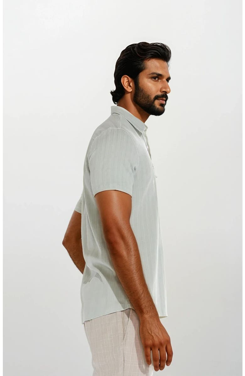 Ledger & Ford Avila Stretch Shirt, Alternate, color, Sage