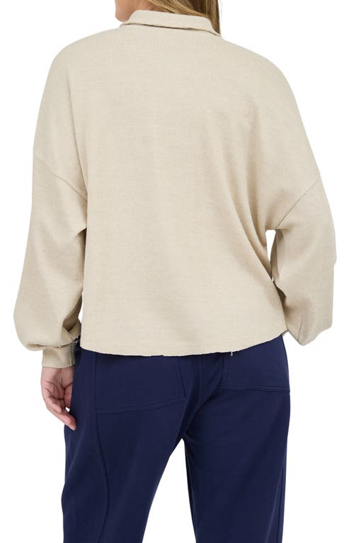 BLU PEPPER BLU PEPPER BUTTON PLACKET SWEATER TOP