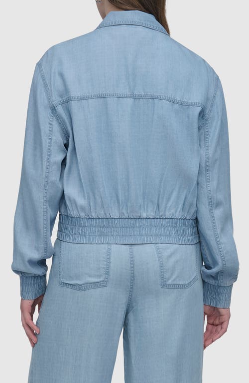 Dkny Front Zip Chambray Bomber