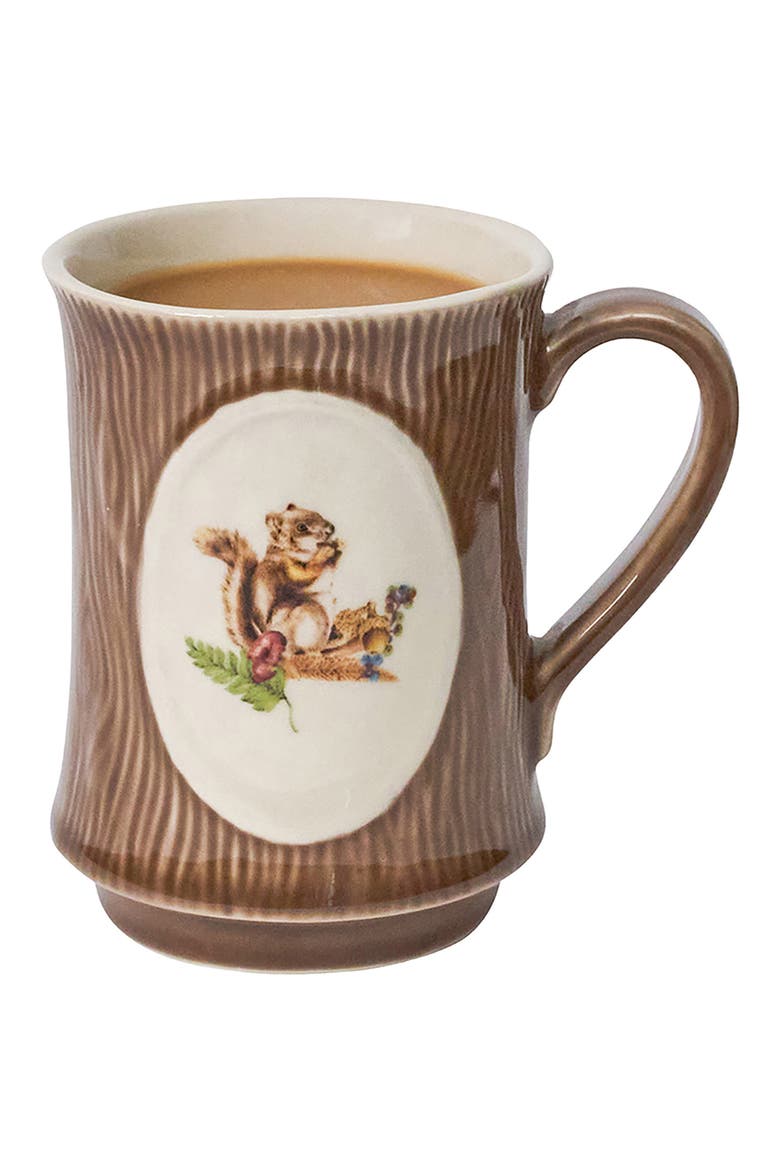Forest Walk Squirrel Mug, Alternate, color, CAFE AU LAIT