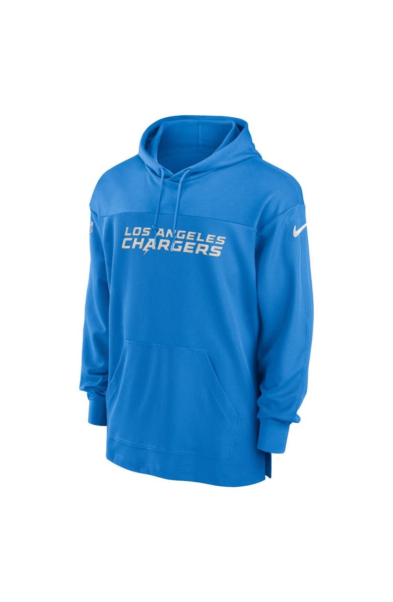 Nike Men's Nike  Powder Blue Los Angeles Chargers 2023 Sideline Lightweight Performance Hooded Top, Alternate, color, 
