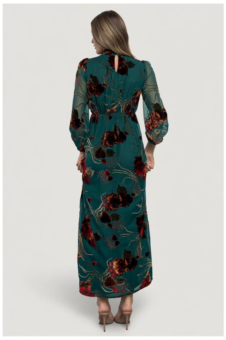 Caspian Maxi Dress, Alternate, color, Jade Multi