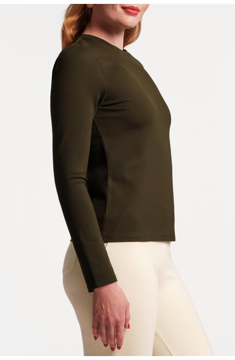 Frances Valentine Ballet Top, Alternate, color, Olive