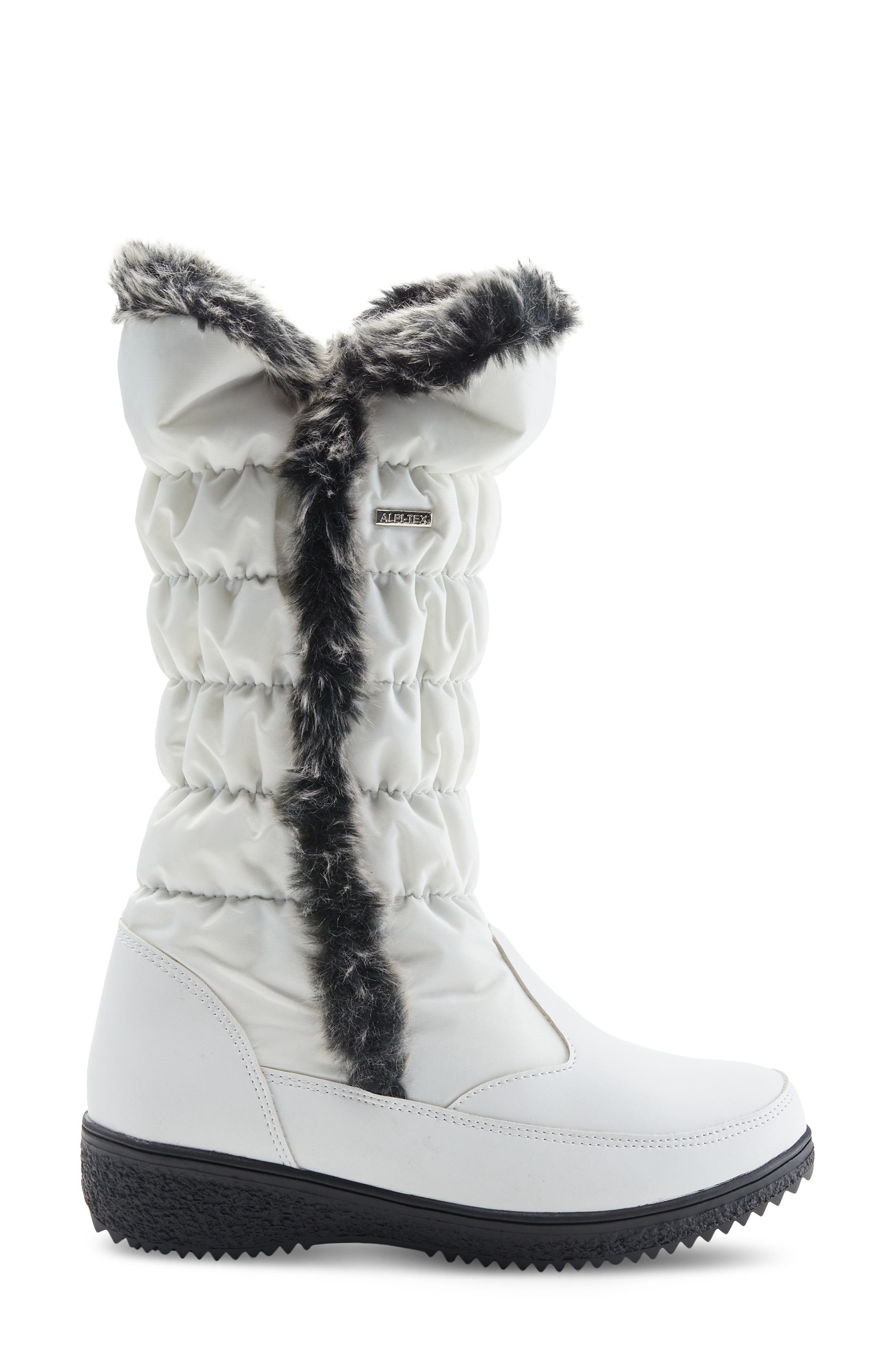Flexus by Spring Step Citywalk Waterproof Faux Fur Lined Puffer Boot, Alternate, color, 