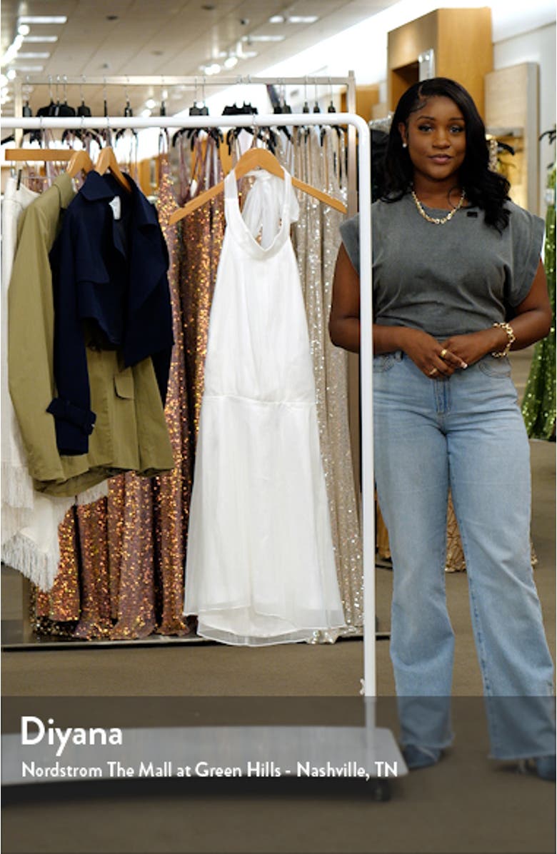 Anya Tulle Halter Minidress, sales video thumbnail