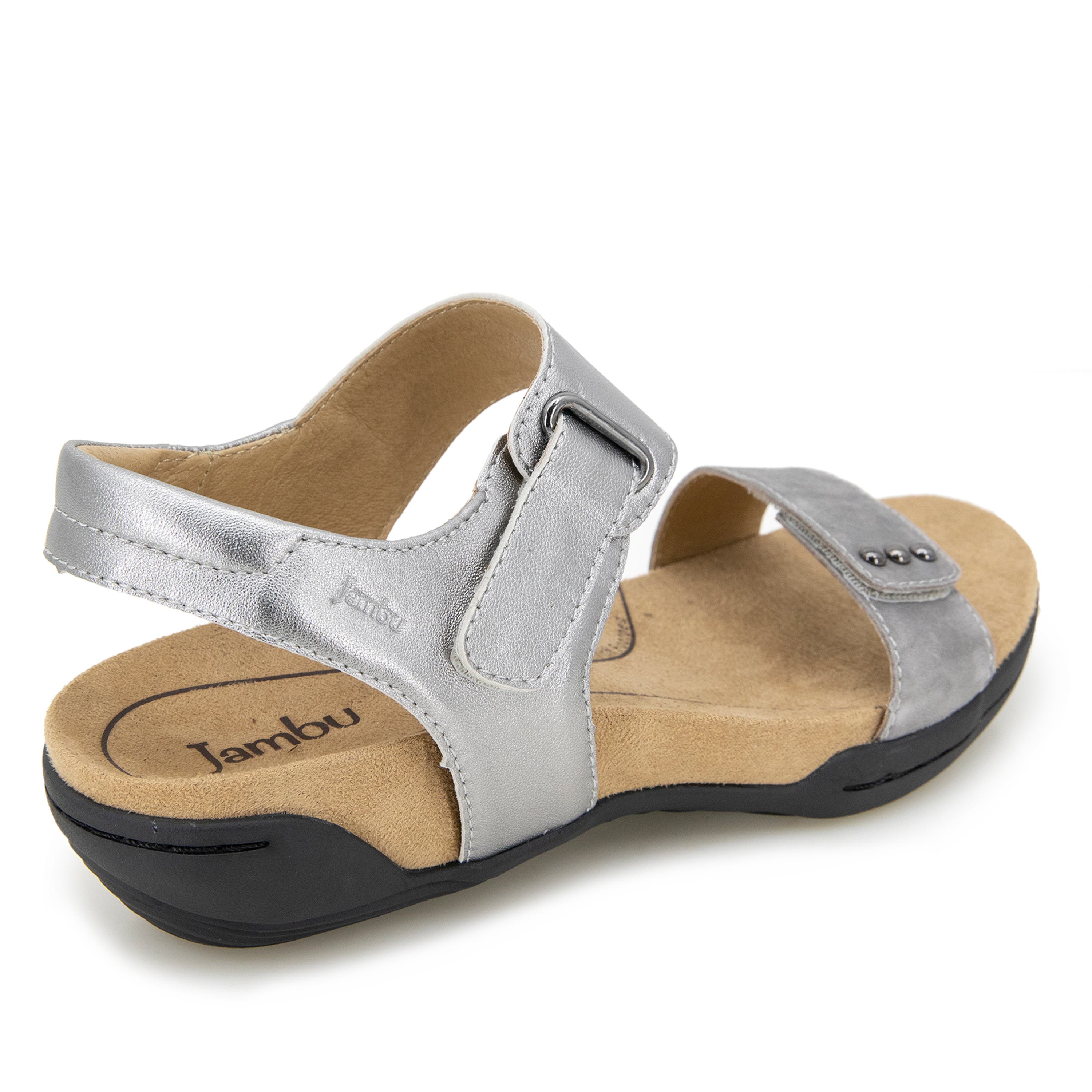 Jambu Morgan Casual Sandal, Alternate, color, Gunmetal, Pewter