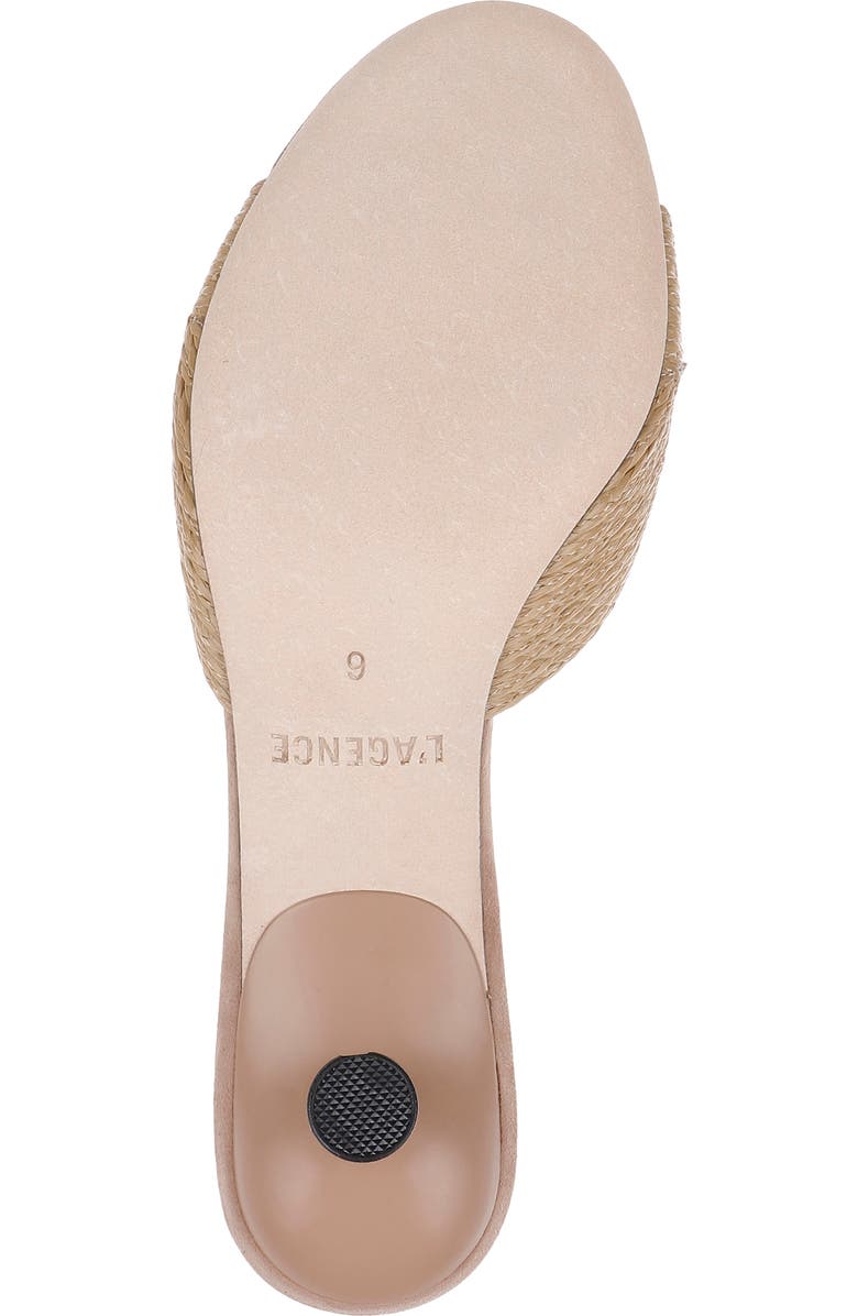 L'AGENCE Maryam Slide Sandal, Alternate, color, Natural Raffia