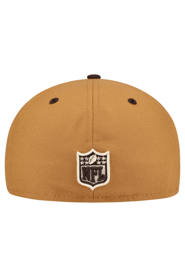 Men's New Era  Light Brown/Dark Brown Dallas Cowboys Two-Tone Walnut 59FIFTY Fitted Hat, Alternate, color, Light Brown