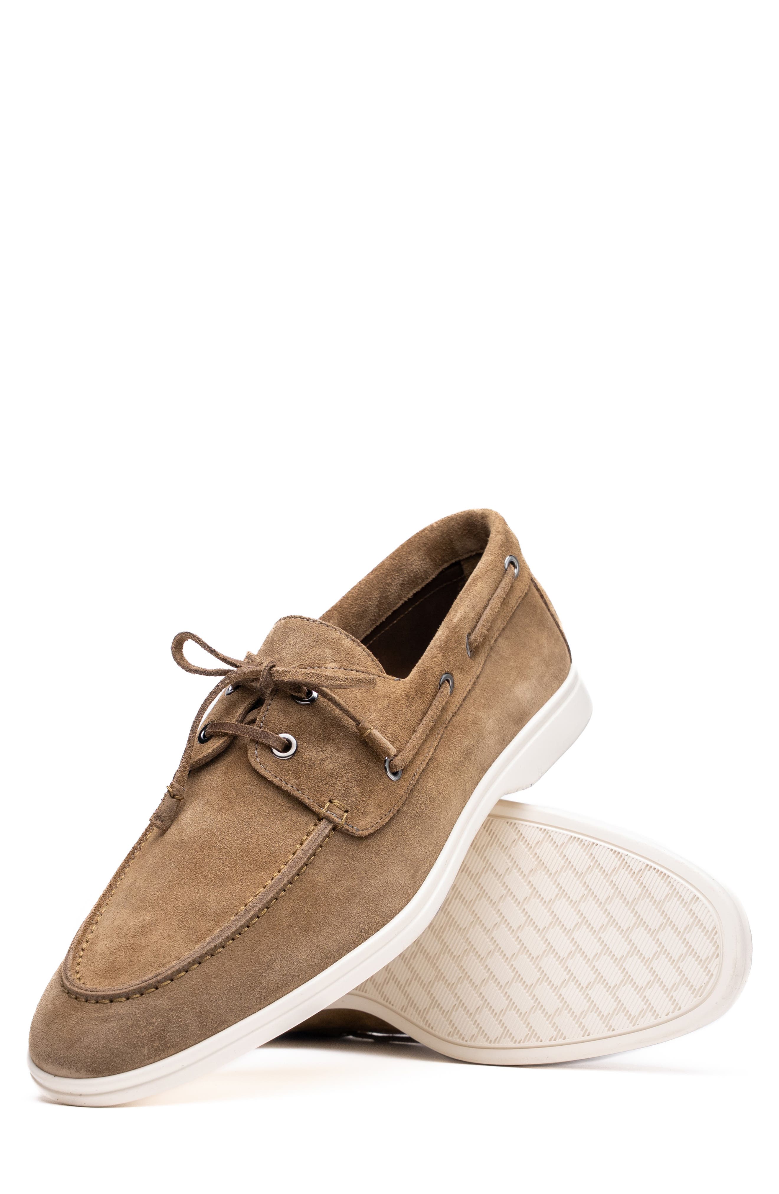 Zelli Italia Venice Suede Boat Shoe, Alternate, color, 