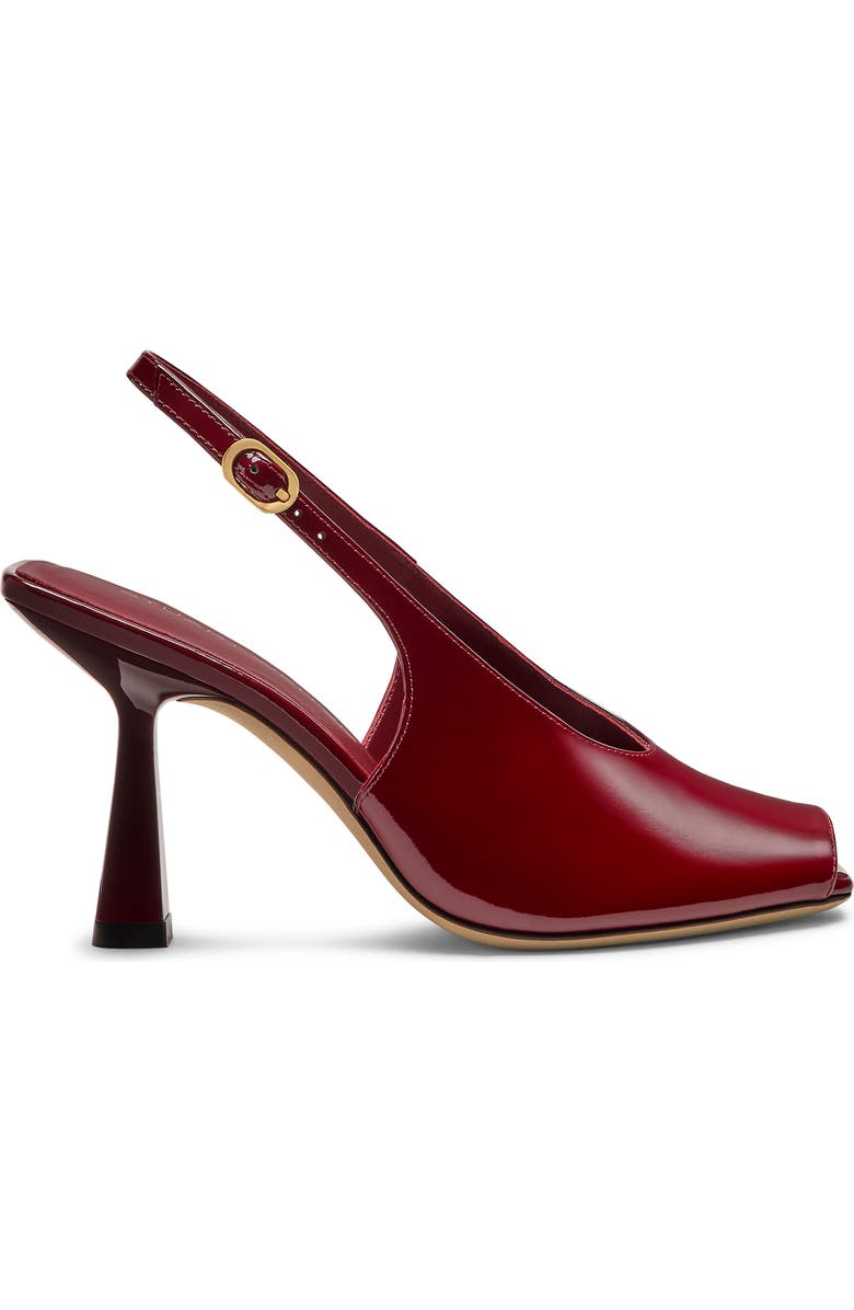Stuart Weitzman Val Slingback 85 Sandal, Alternate, color, Rosewood