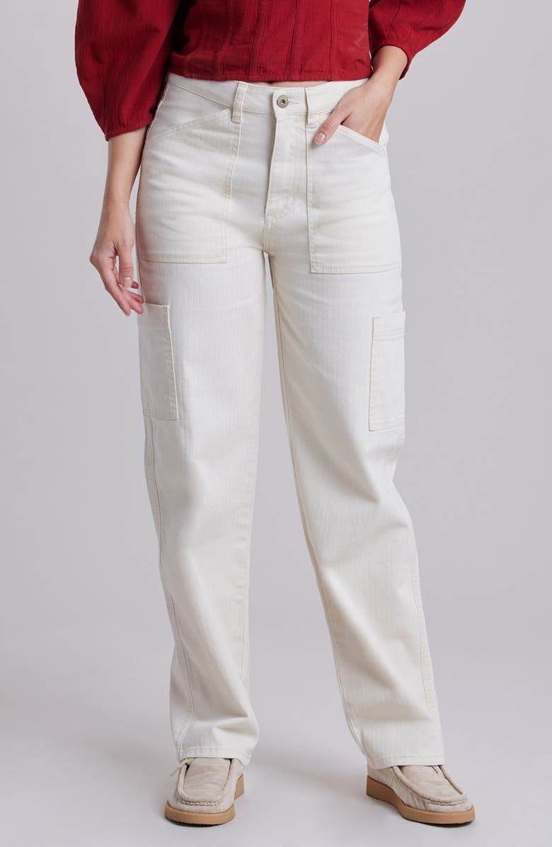 UNIONBAY Ashton Carpenter Pants, Main, color, Alabaster