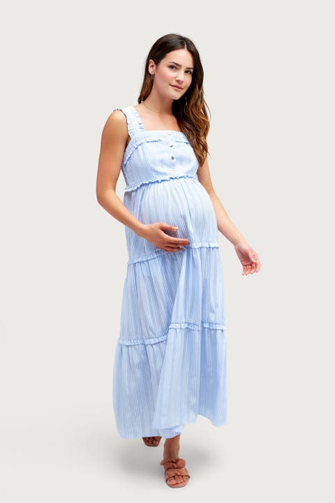Emma Maternity & Nursing Maxi Dress
