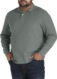 Harbor Bay by DXL Big & Tall Honeycomb Piqué Polo Shirt