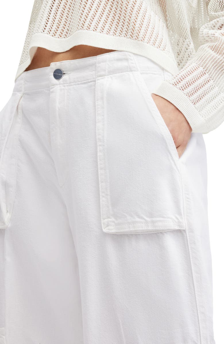 AllSaints Frieda Wide Leg Cargo Pants, Alternate, color,