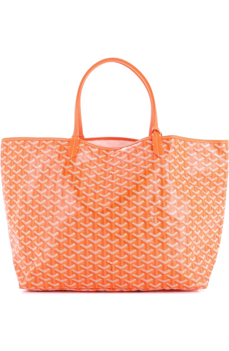 Pre-Owned Goyard Saint Louis Tote Coated Canvas GM, Alternate, color, Orange