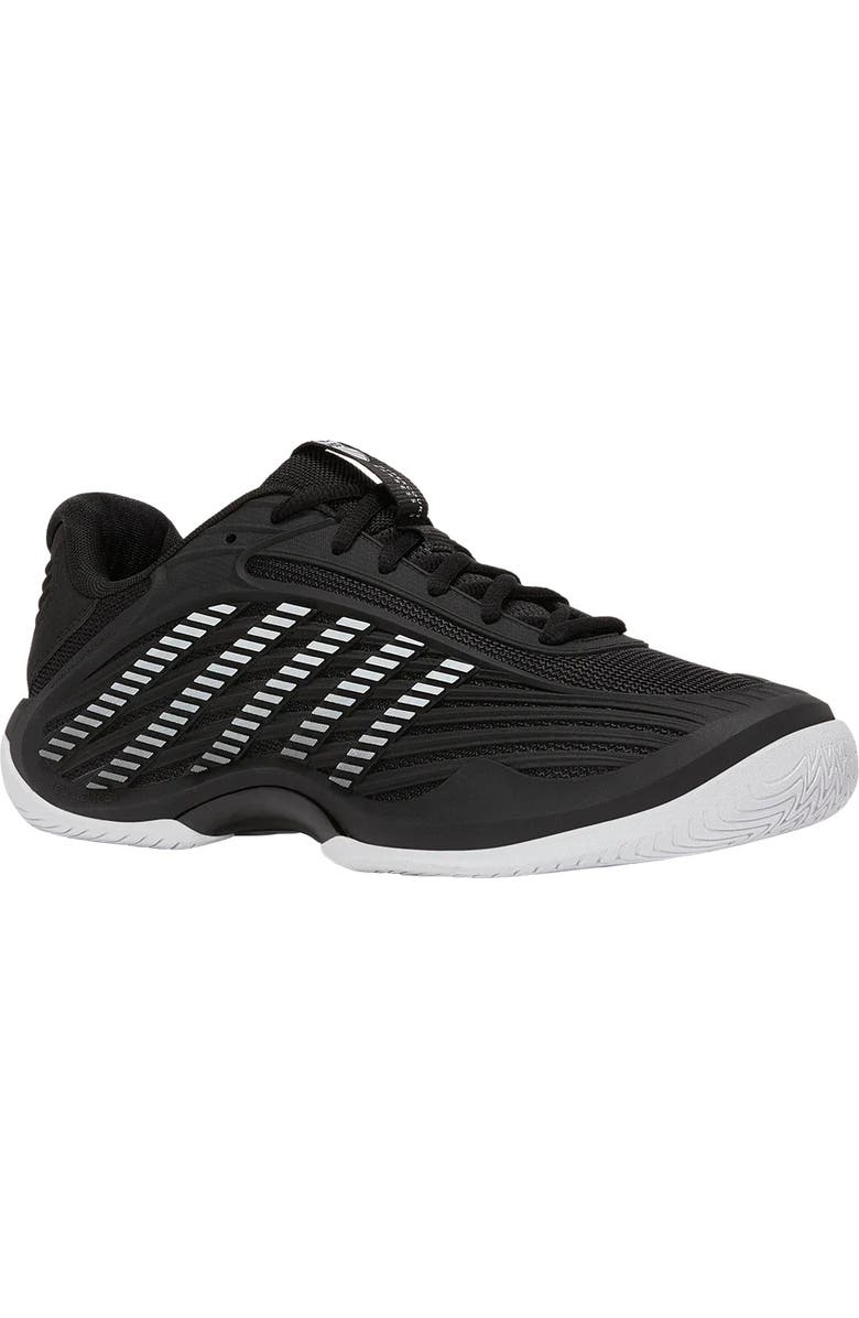 K-Swiss Hypercourt Express 3 Mens Tennis Shoes, Main, color, Black/White