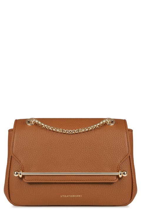 Mini Soft Leather East/West Shoulder Bag