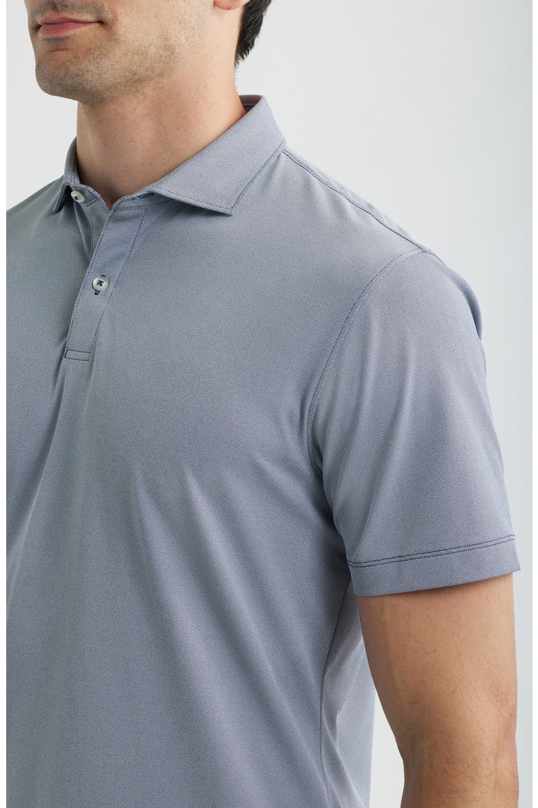 Solid Mesh Performance Jersey Polo, Alternate, color, NAVY