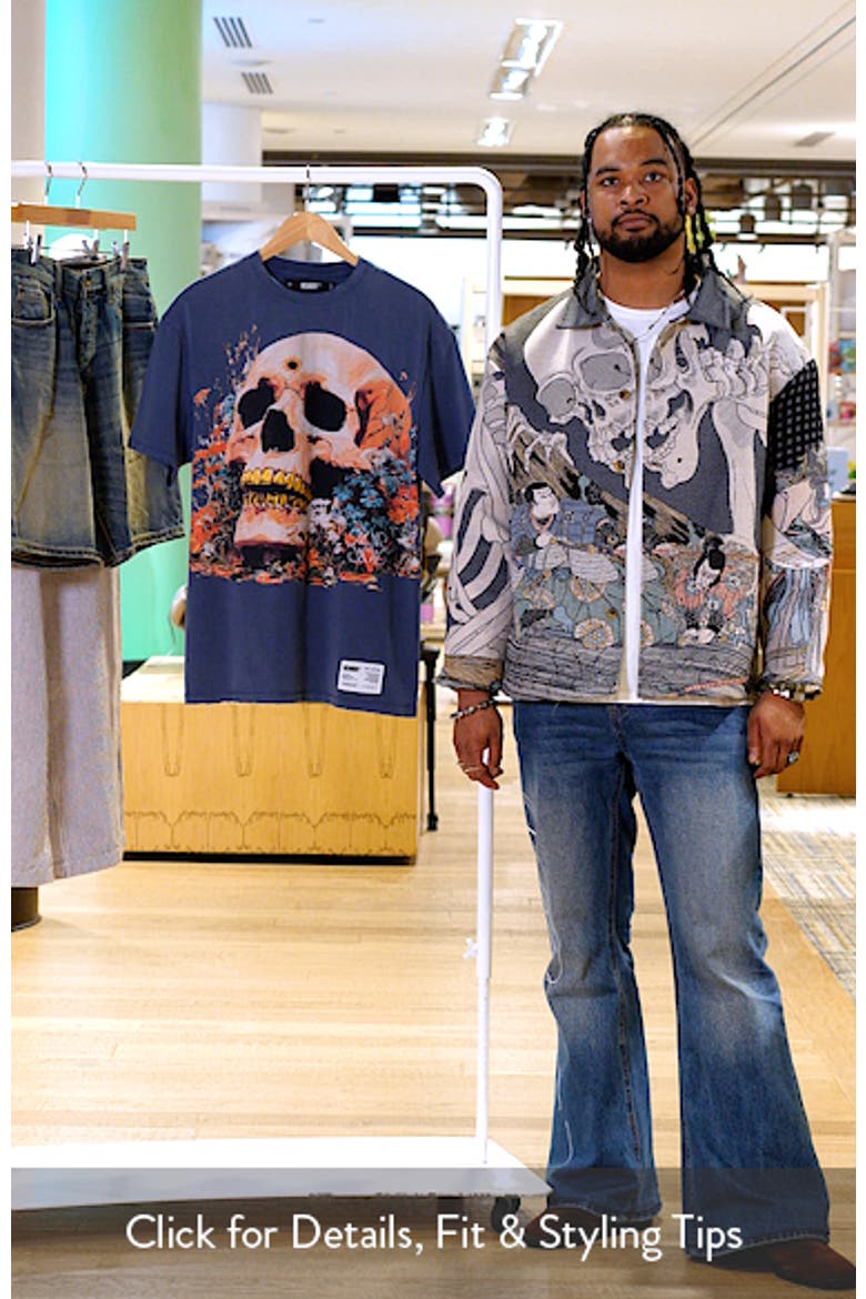 Bloom Relic Oversize Cotton Graphic T-Shirt video