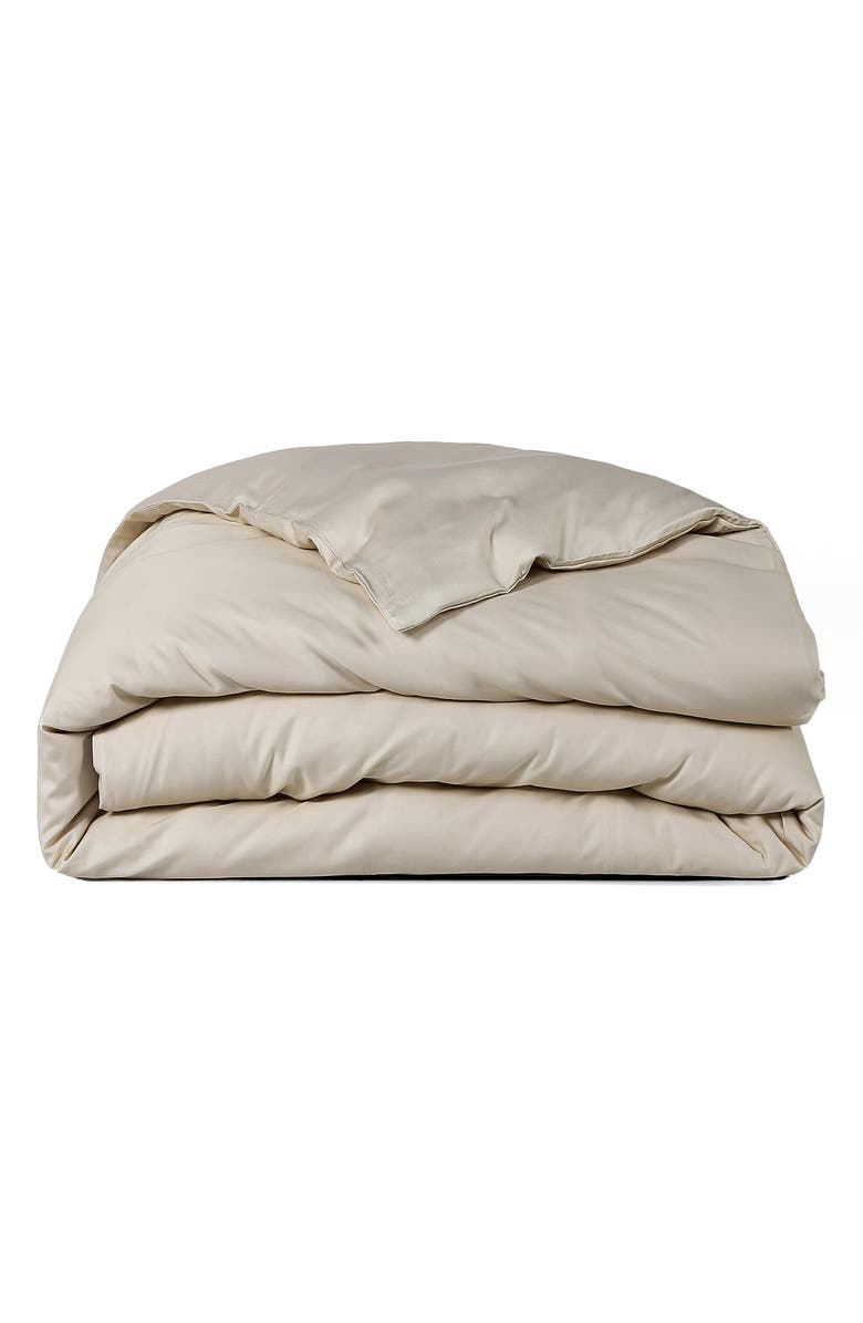 Sijo CLIMA Cotton Duvet Cover, Main, color, Fog