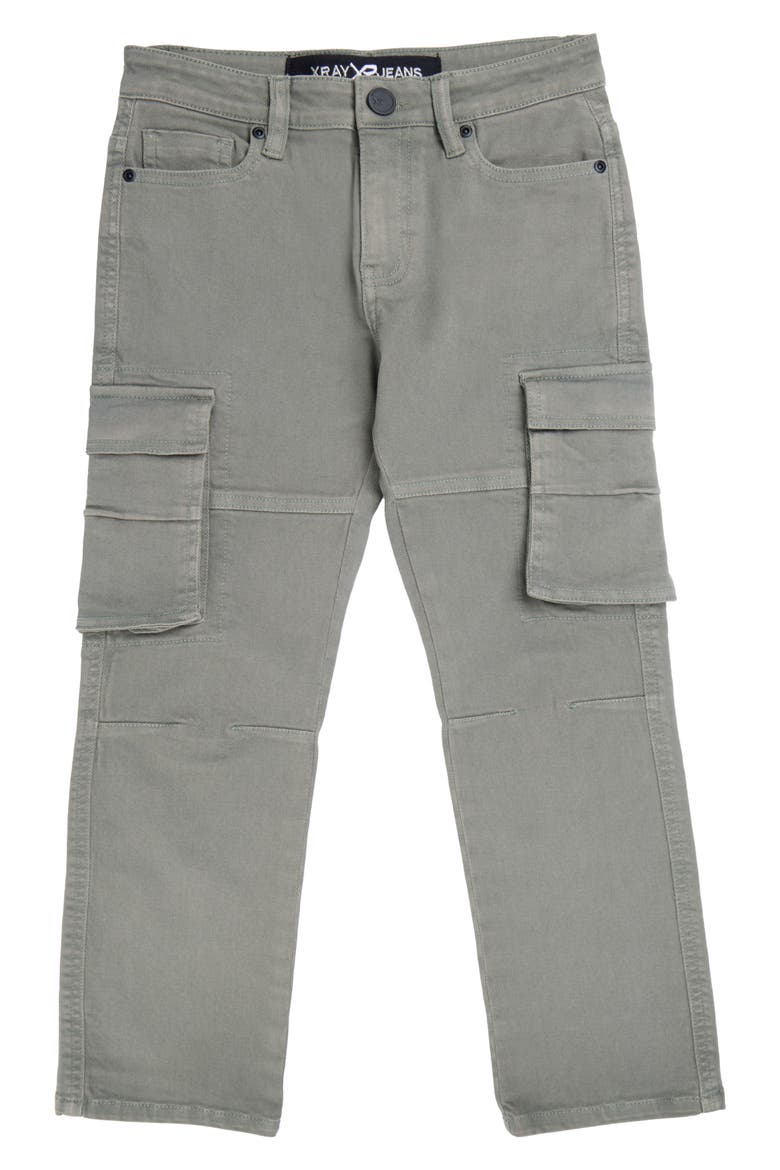 Kids' Slim Fit Cargo Pants, Main, color, GREEN