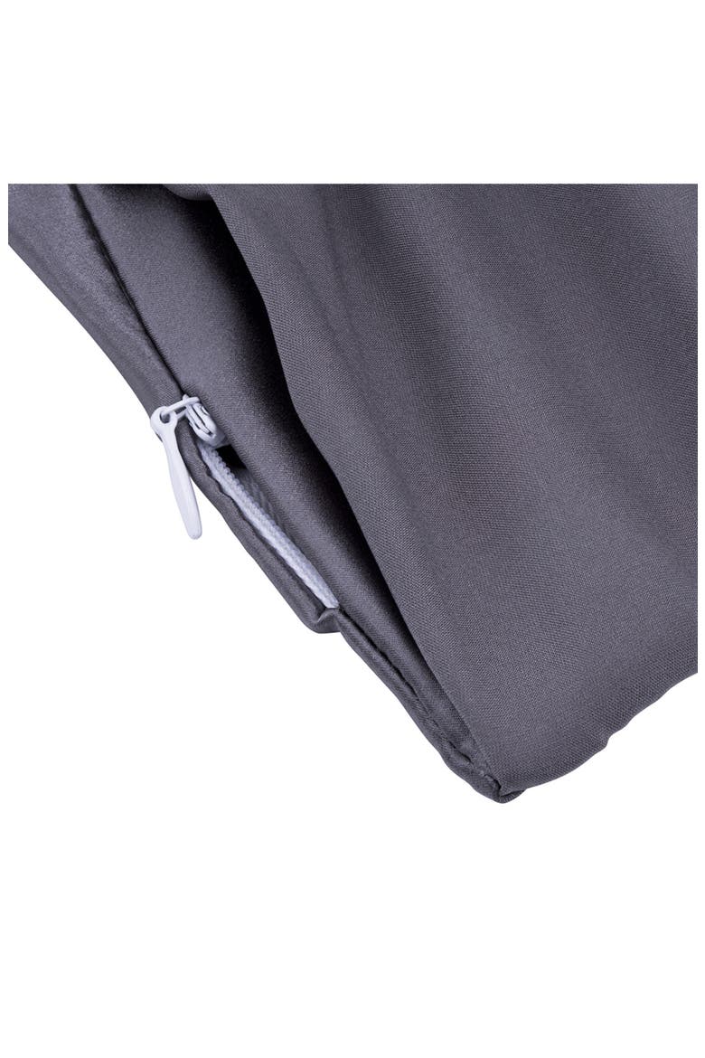 Trisilk™ Stretch Silk Pillowcase, Alternate, color, GUNMETAL