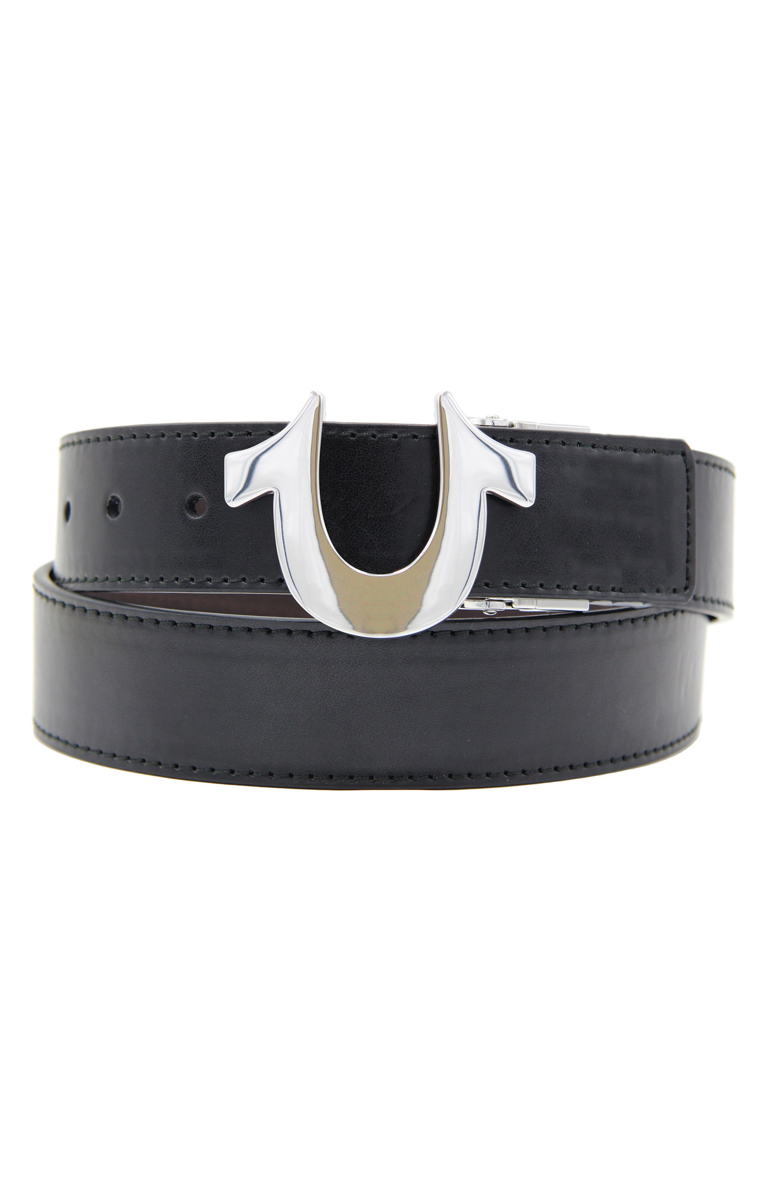 True Religion Dex Horseshoe Buckle Belt