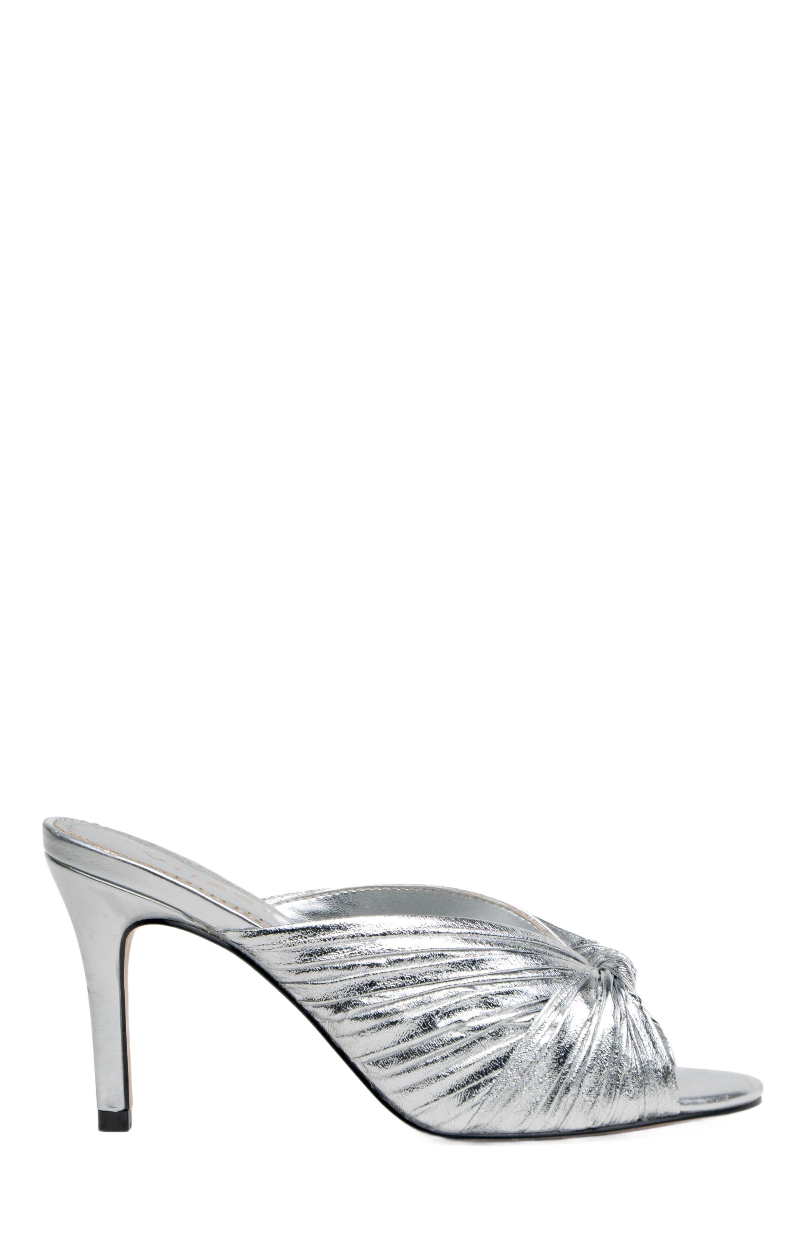 Allegra James Amy Twist Metalic Sandal, Main, color, 