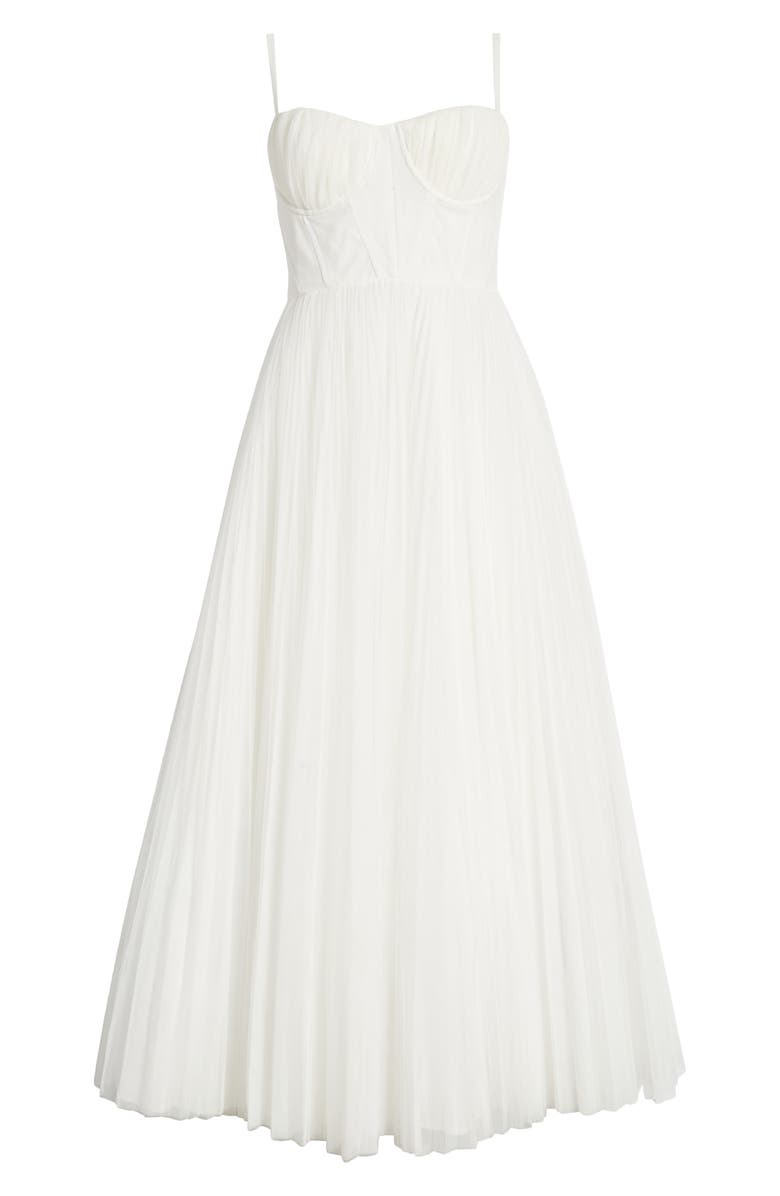 Hutch Amara Floral Bustier Pleated Fit & Flare Dress, Alternate, color,