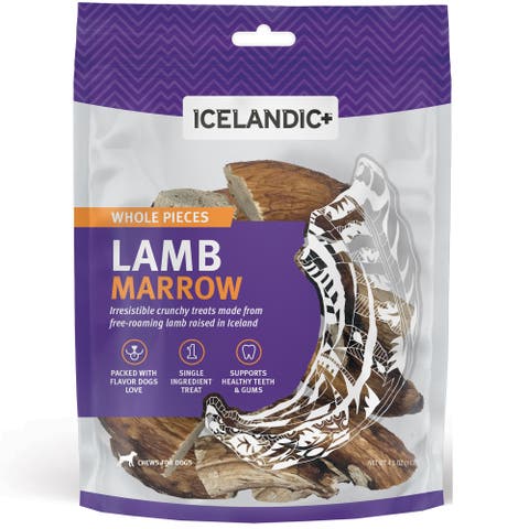 Lamb Marrow Whole Pieces 4 oz Bag