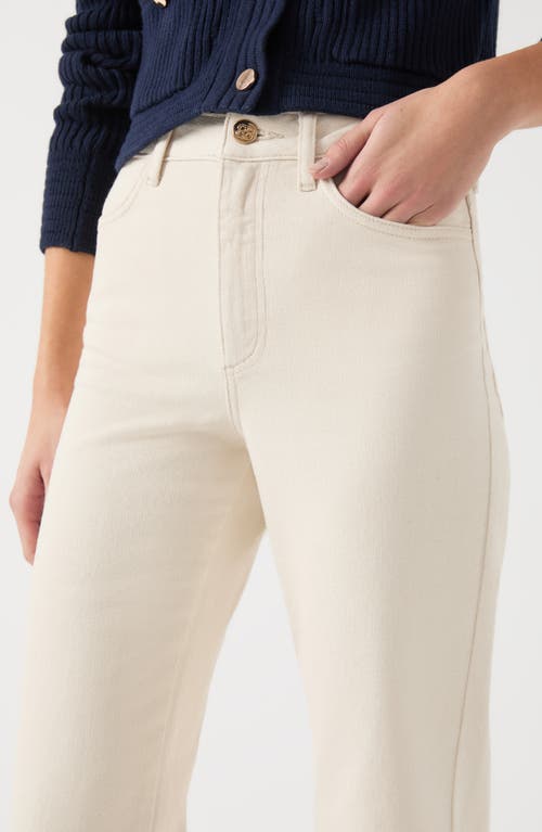 Lk Bennett Clara Straight Leg Jeans In Ecru
