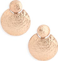 Karine Sultan Circle Statement Drop Earrings