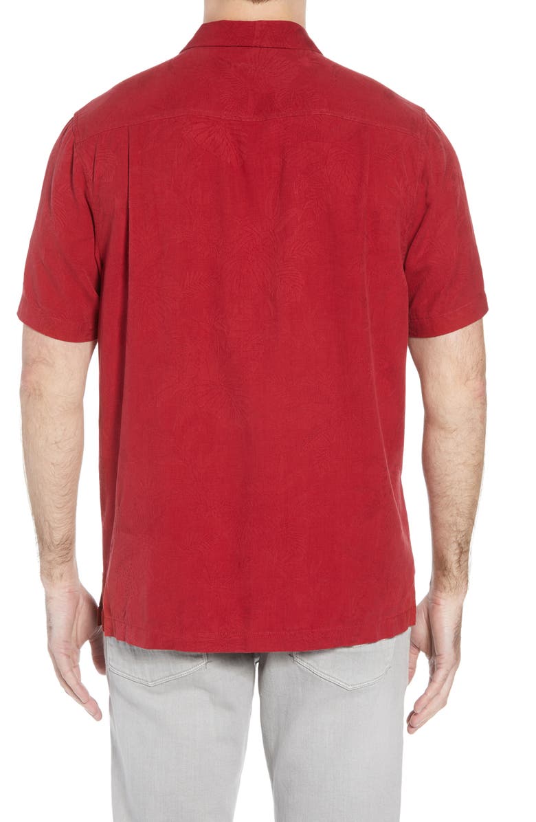 Tommy Bahama St Lucia Fronds Silk Camp Shirt, Alternate, color, 
