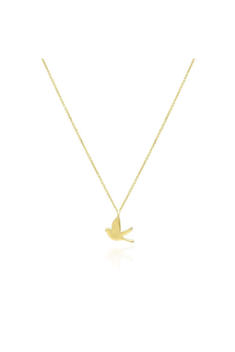 Gold Dove Necklace, Main, color, Yellow Gold
