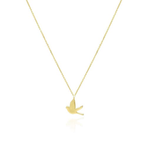 The Lovery Fine Jewelry Gold Dove Necklace In Gold
