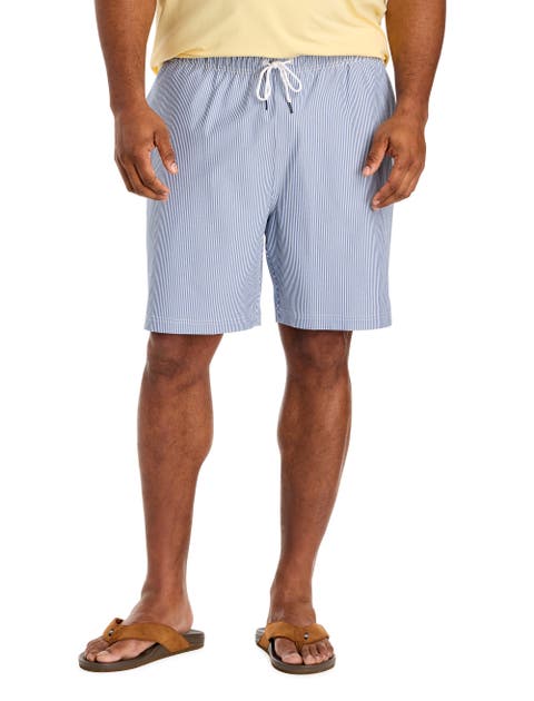 Big & Tall Seersucker Swim Trunks