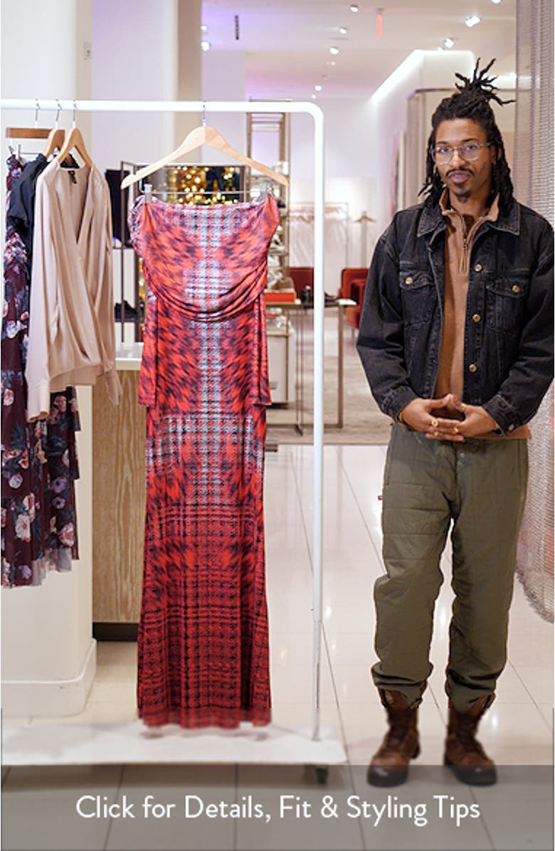 Thelma Off the Shoulder Long Sleeve Maxi Dress, sales video thumbnail