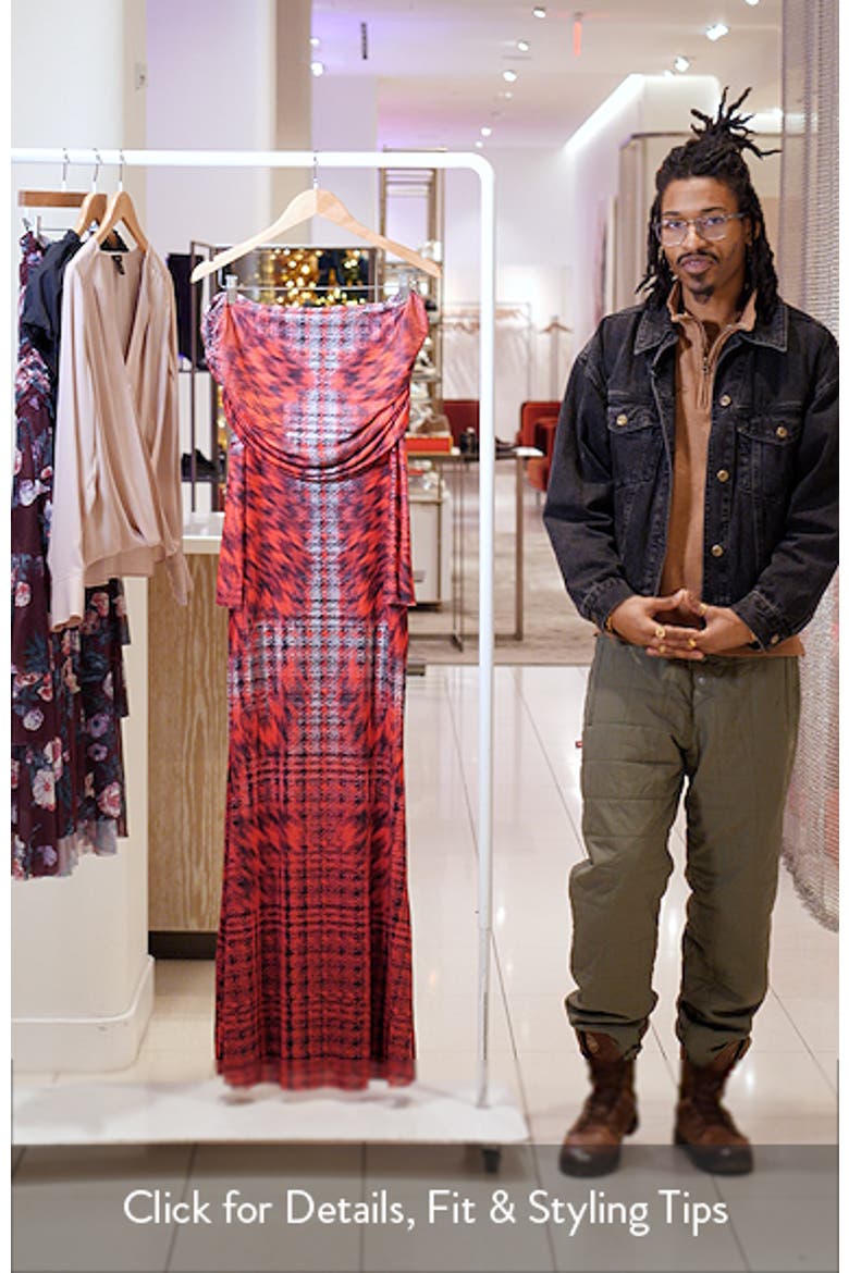 Thelma Off the Shoulder Long Sleeve Maxi Dress video
