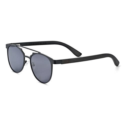 Earth Wood Reine Polarized Sunglasses In Gray