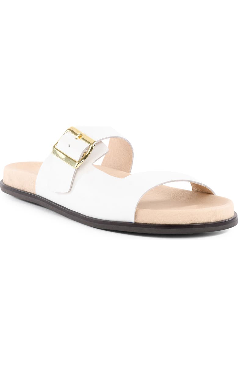 Seychelles Eddie Slide Sandal, Main, color, White