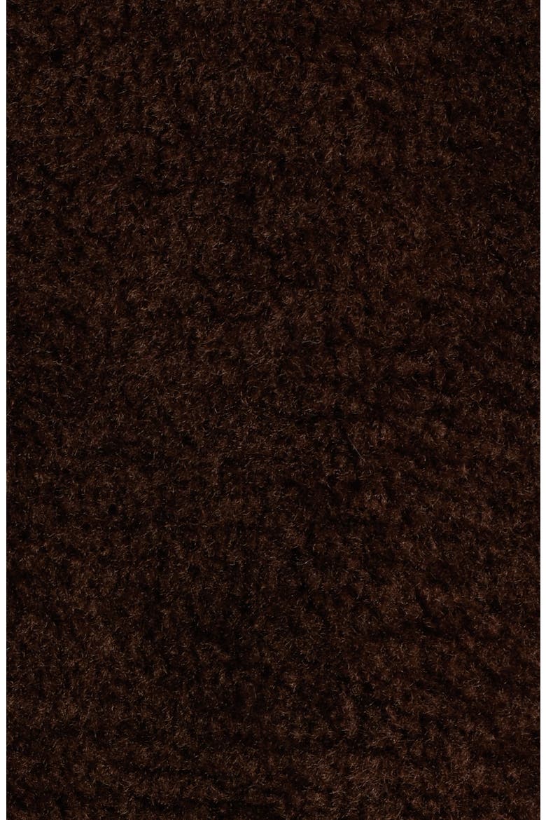 Faux Fur Toggle Coat, Alternate, color, CHOCOLATE