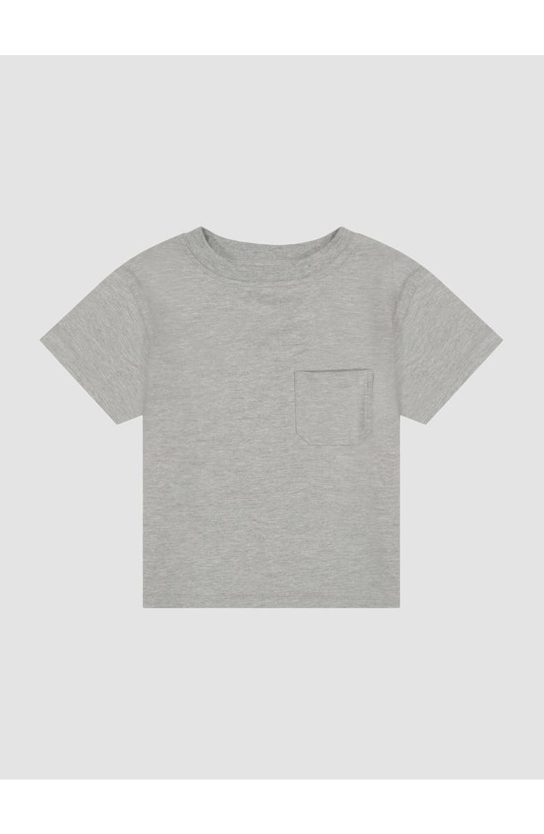 DL1961 Short Sleeve Tee Heather Grey, Main, color, Heather Grey