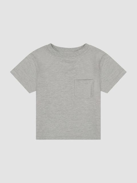 Short Sleeve Tee Heather Grey (Toddler, Little Kid & Big Kid)